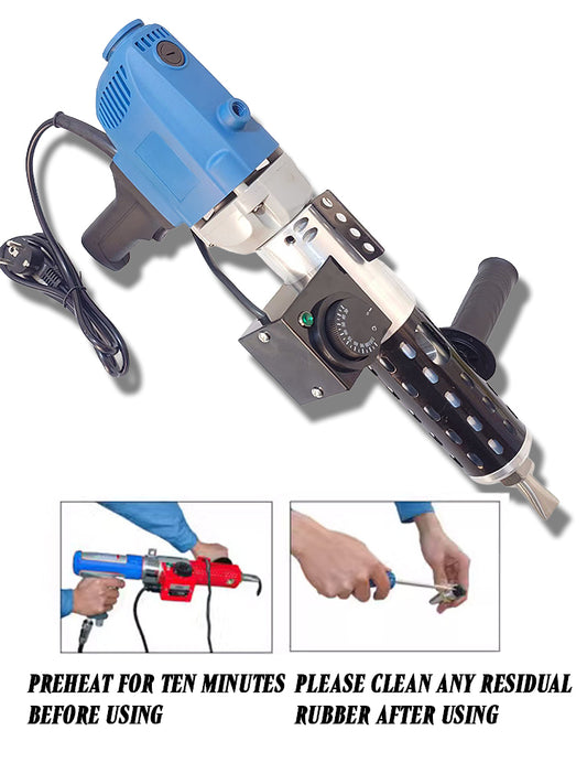 Truck Tire Repair Extruder – 850W Electric Rubber Filling Machine, Adjustable Temperature 30°C–110°C, 30 cm Heating Tube, 18 kg/h Output, 220V