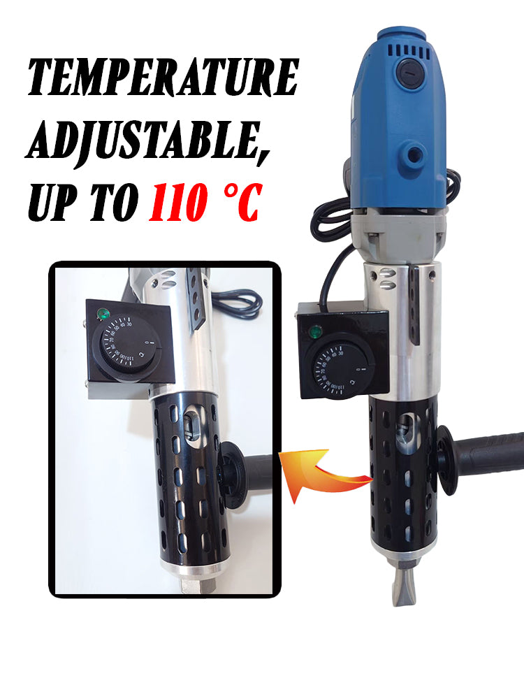Truck Tire Repair Extruder – 850W Electric Rubber Filling Machine, Adjustable Temperature 30°C–110°C, 30 cm Heating Tube, 18 kg/h Output, 220V